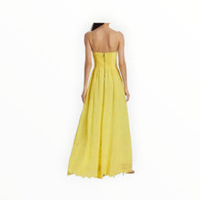 alice + olivia Juniper Tie Strap Dress - Lemon