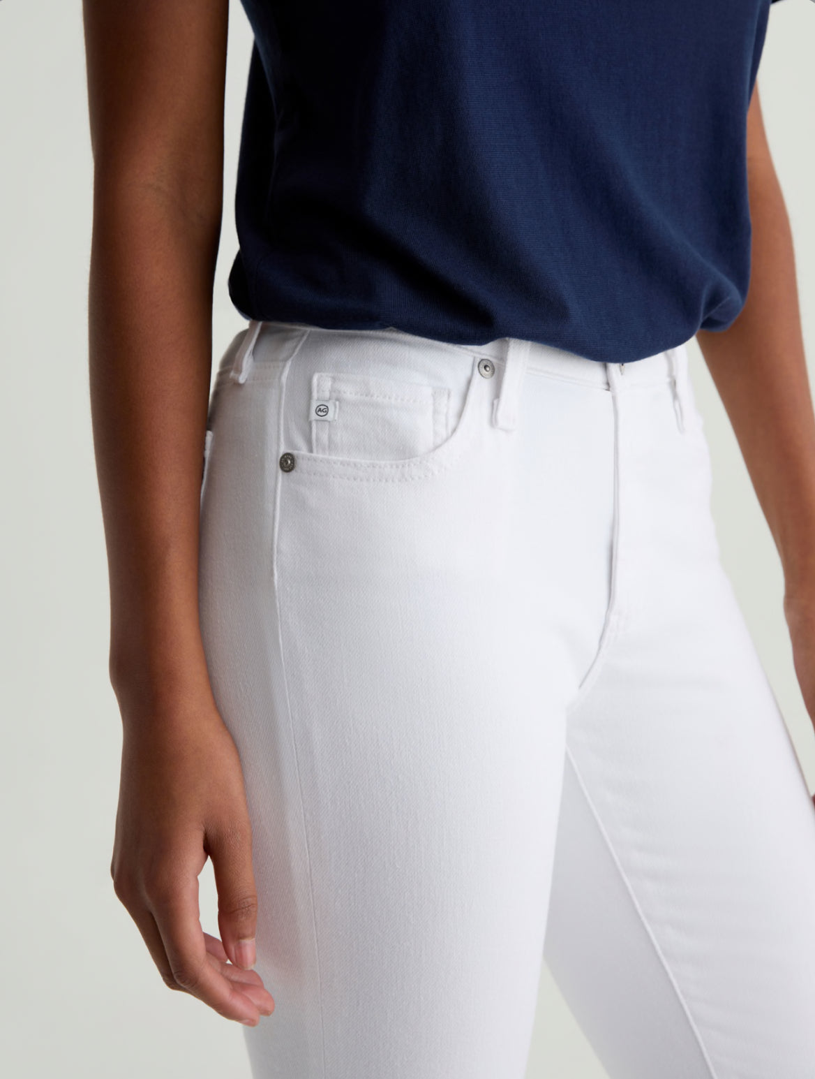 AG Jeans Prima Ankle Cigarette Leg - White