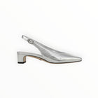Sam Edelman Ronnie Slingback Heel - Silver Leather