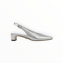 Sam Edelman Ronnie Slingback Heel - Silver Leather