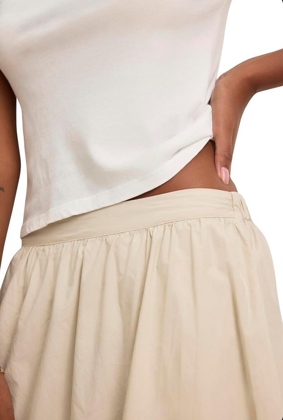 Velvet by Graham & Spencer Bella Skirt - Sesame