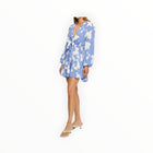 Kivari Amelie Tie Front Mini Dress