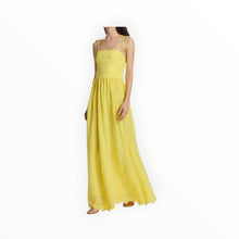 alice + olivia Juniper Tie Strap Dress - Lemon