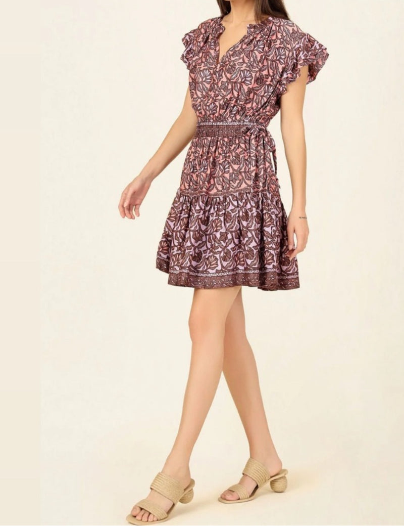 Omika Harlow Mini Dress - Marlow Heather