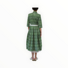 H+ Hannoh Wessel Delmira Dress - Green Check