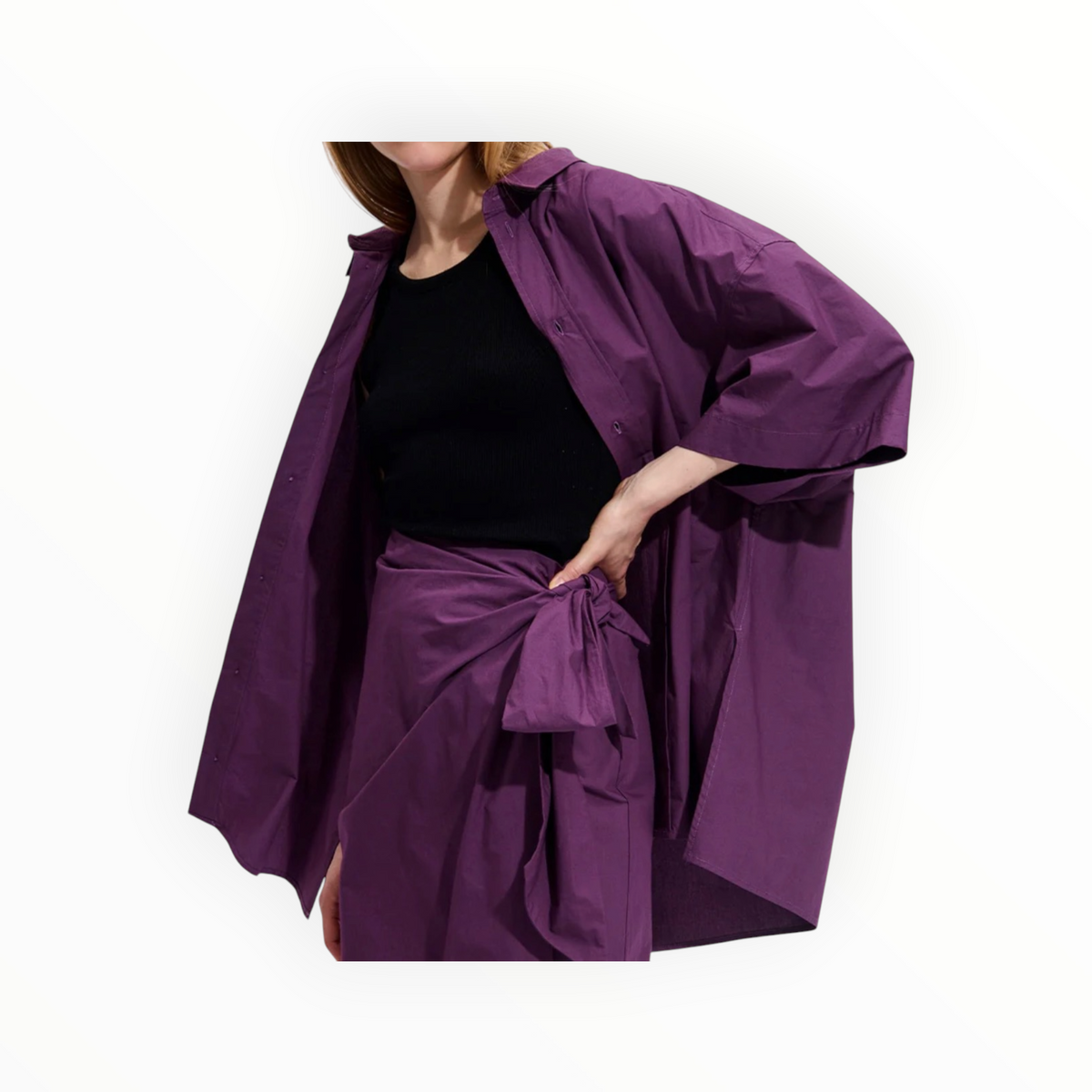 Bellepiece Pio Shirt - Purple
