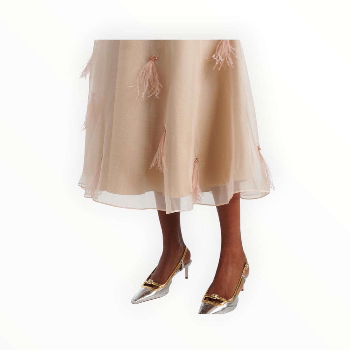 Dorothee Schumacher Sheer Volumes Skirt - Tan