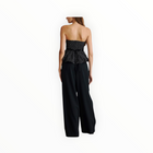 Tanya Taylor Farah Top - Black/Ivory Multi