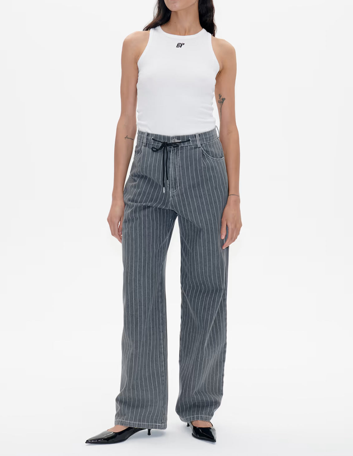 Baum und Pherdgarten Nanny Jeans - Pinstripe Grey