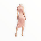 Jonathan Simkhai Luxe Wool Satin Combo Dress