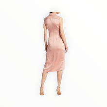 Jonathan Simkhai Luxe Wool Satin Combo Dress