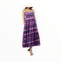 Worthy Threads Tie Dye Dress - Fuchsia/Navy