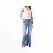 Closed Half Placket Tank - Ivory