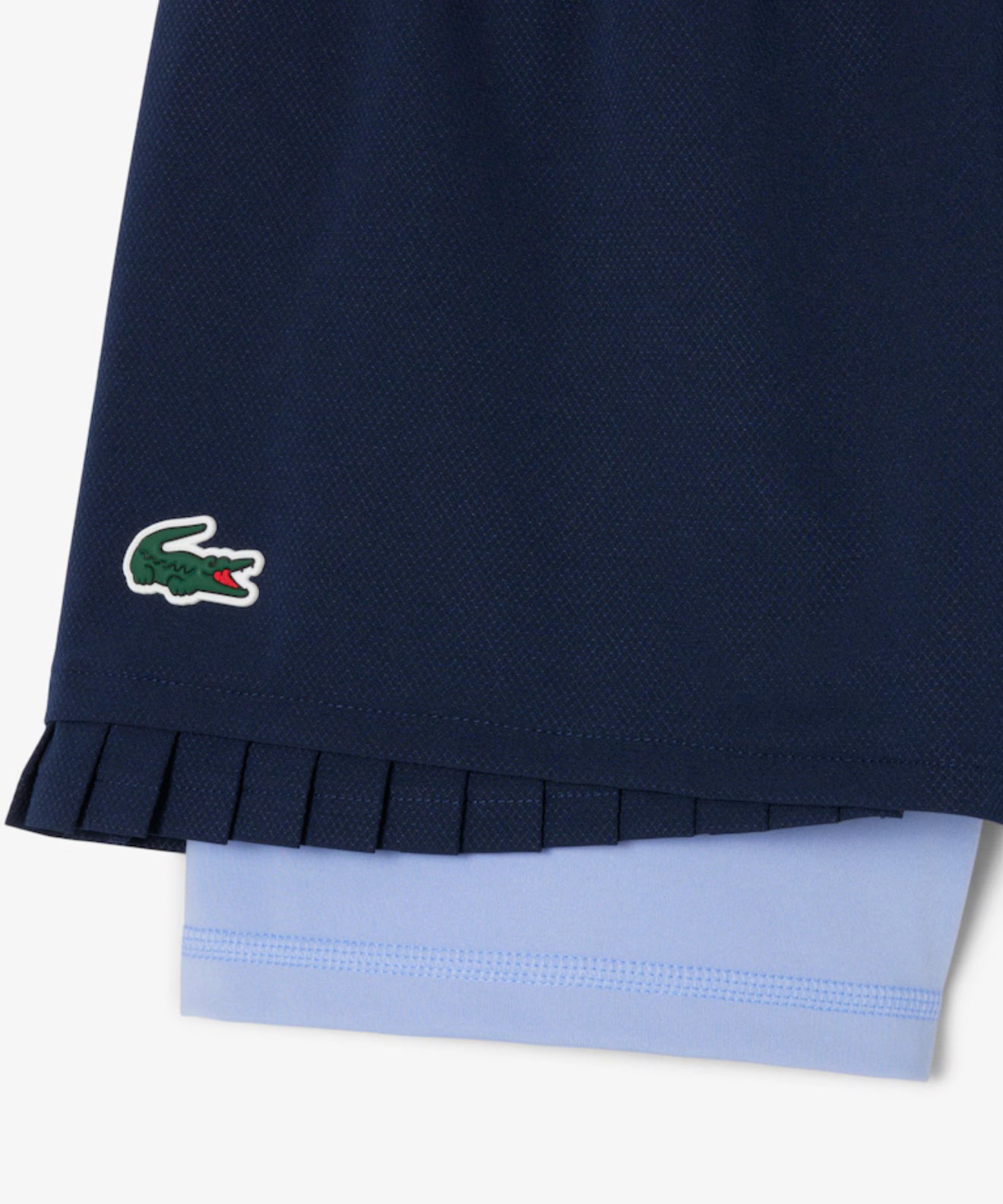 Lacoste Pleated Lined Tennis Shorts - Marine