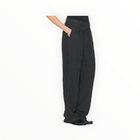 R13 Triple Pleat Crossover Trouser - Charcoal