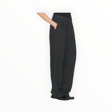 R13 Triple Pleat Crossover Trouser - Charcoal