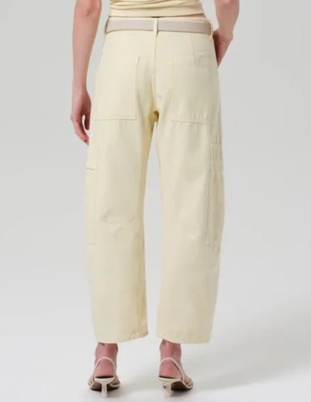 Citizens of Humanity Marcelle Low Slung Cargo - Sateen Napoli