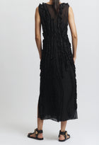 saint art Renata Shift Dress - Black