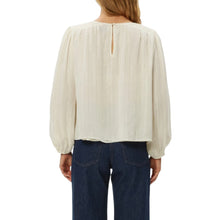 Michael Stars Dolly Metallic Stripe Top - Ivory Combo