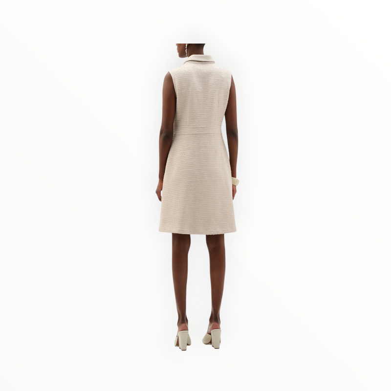 Joseph Ribkoff Front Zip Dress - Moonstone