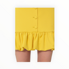 Tara Jarmon Josie in a Frothy Crepe Skirt - Yellow