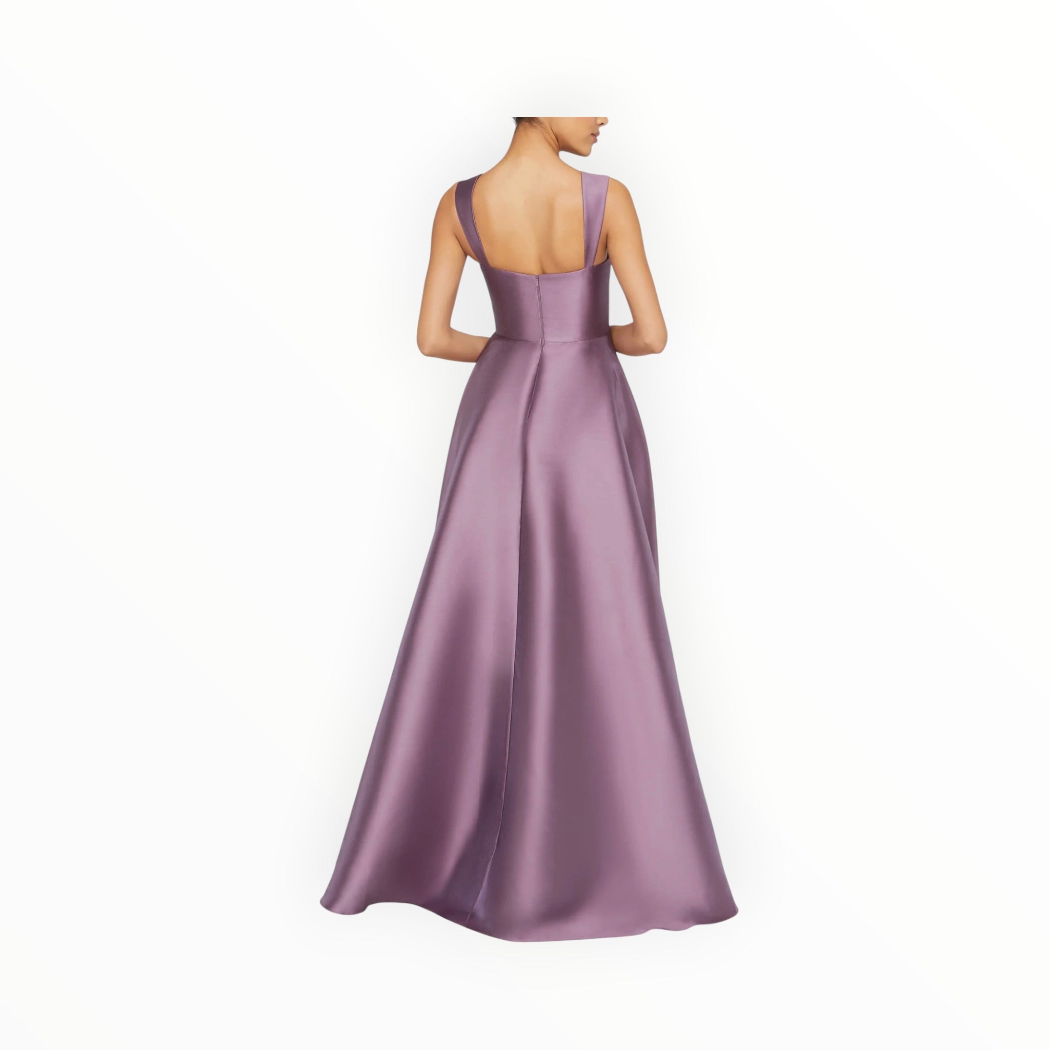 THEIA Zendaya Mikado Gown - Chrome Lavender