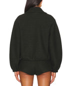 Amanda Uprichard Como Bomber Jacket - Dark Green