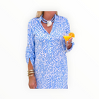 walker & wade Day Tripper Dress - Periwinkle Zebra