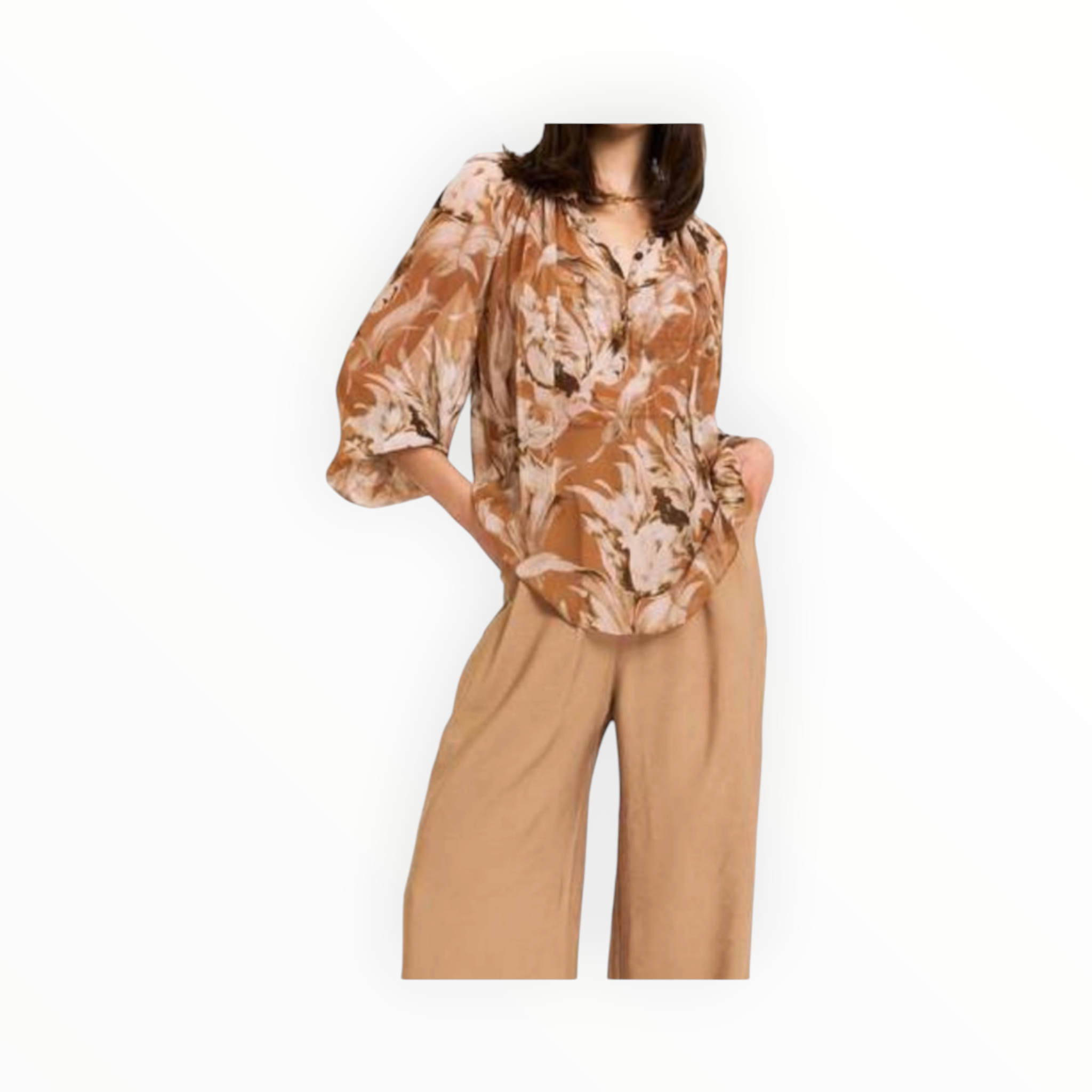 Christy Lynn Karla Blouse - Calla Lily Spice