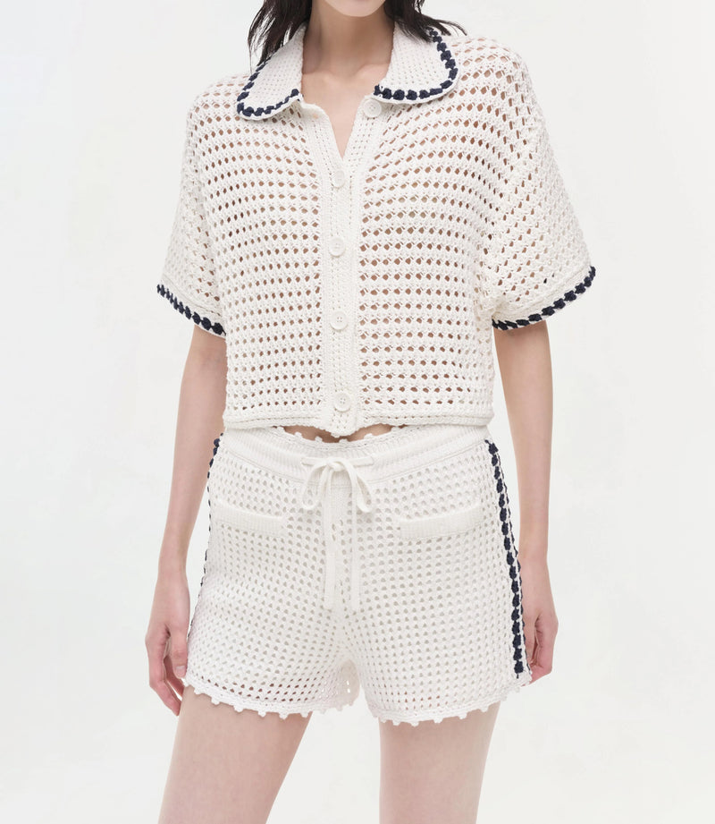 SIMKHAI Hadley Shorts - Ivory