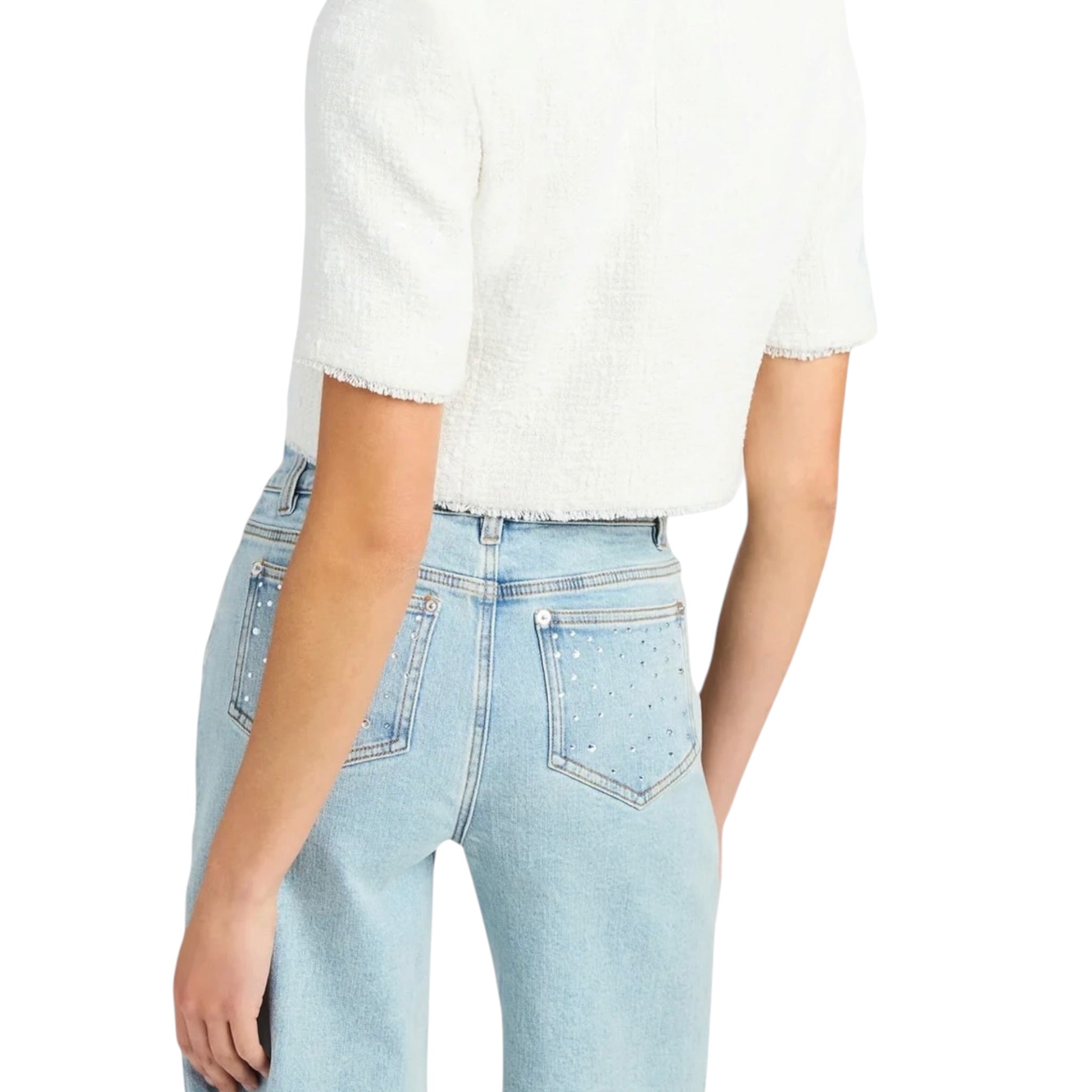 Generation Love Nikki Tweed Jacket - White