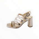 Sam Reychler Strappy Metallic Heel - Gold