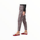 Hunter Bell Melina Pant - Red/Multi Plaid