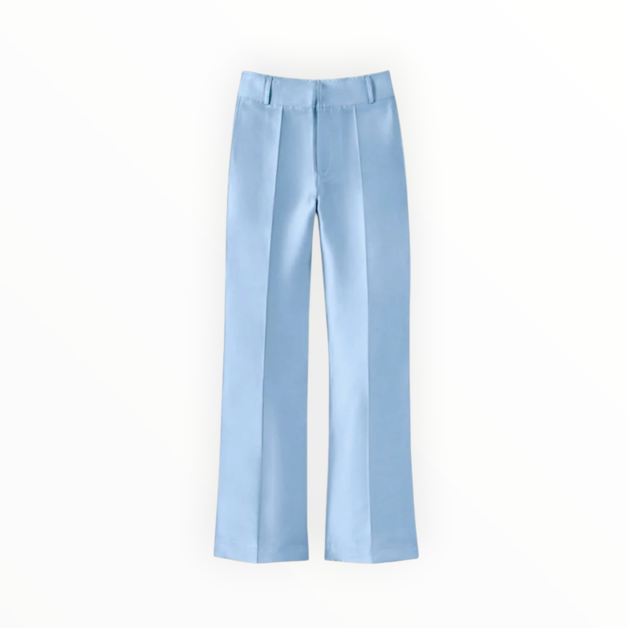 DESTREE Niagara Satin Flared Pants - Blue