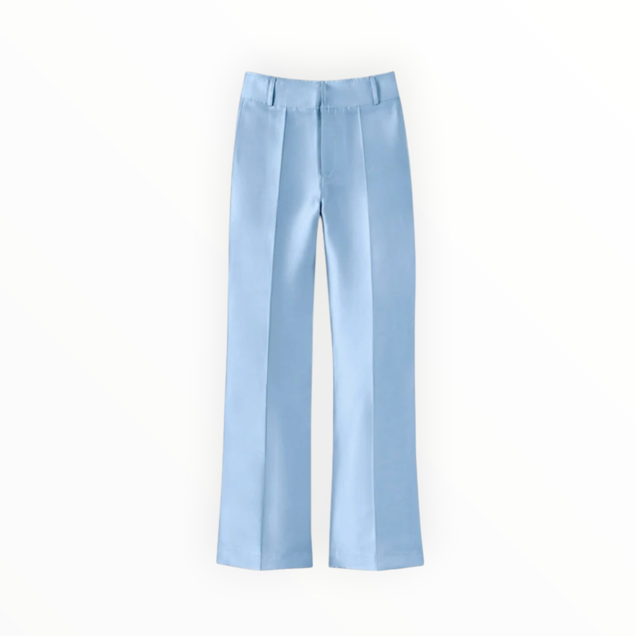 DESTREE Niagara Satin Flared Pants - Blue