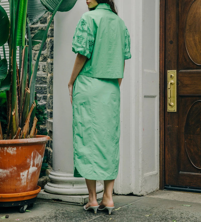 Love The Label Nylah Skirt - Kiwi