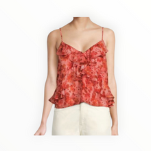 Cami NYC Eberly Floral Ruffle Silk Top