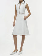 SIMKHAI Foster Skirt - White