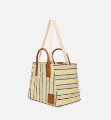 we-ar4 The Riviera Tote - Turquoise Stripe