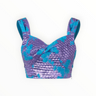 Baum und Pferdgarten Medina Bralette Top - Blue/Purple