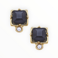 Susan Shaw London Studs - Black