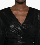 IRO Ojalie Lurex Blouse - Black