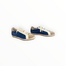 Primabase Suede Low Top Sneaker - Blue/White