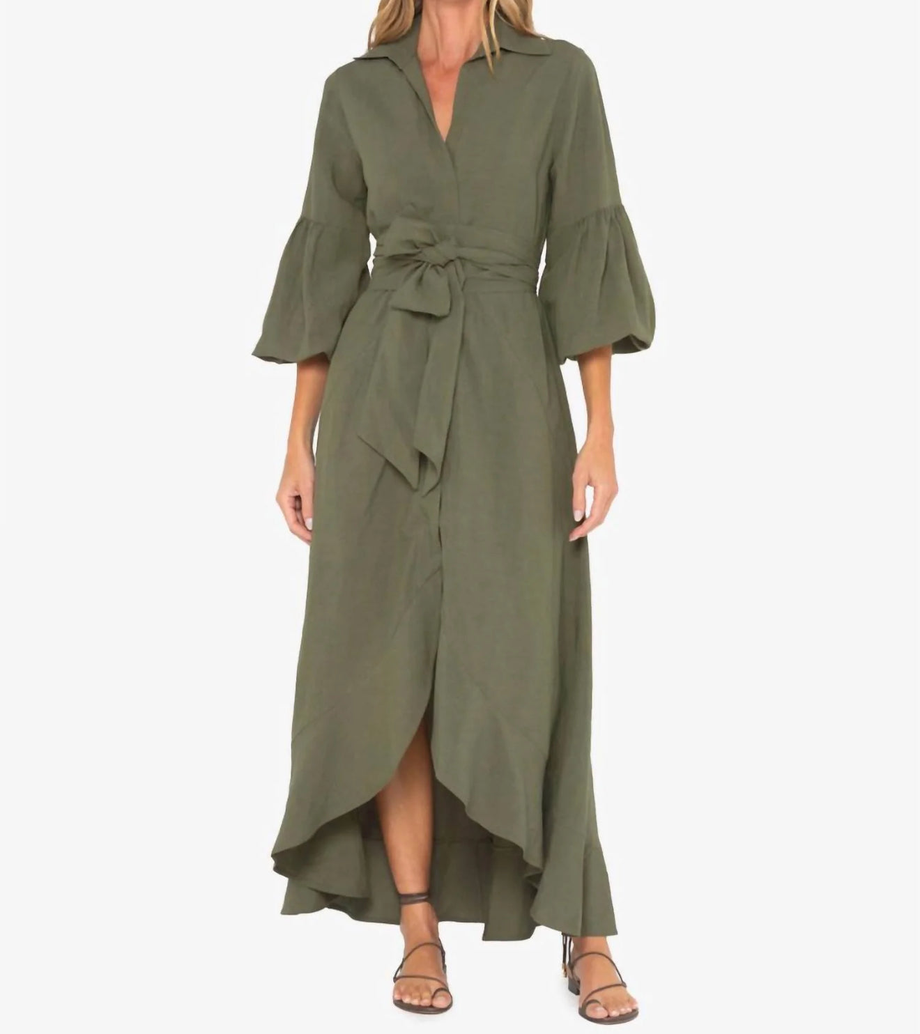 JBQ Lona Dress - Olive
