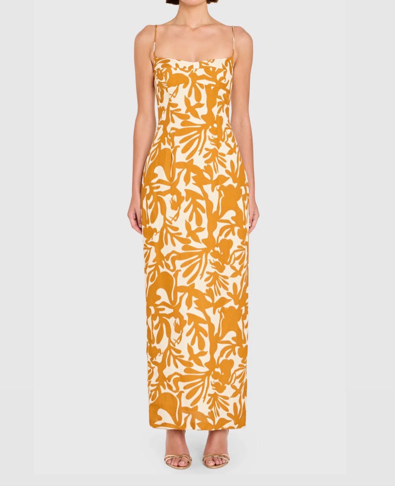 Amanda Uprichard Lawrence Maxi Dress - Botticelli Print