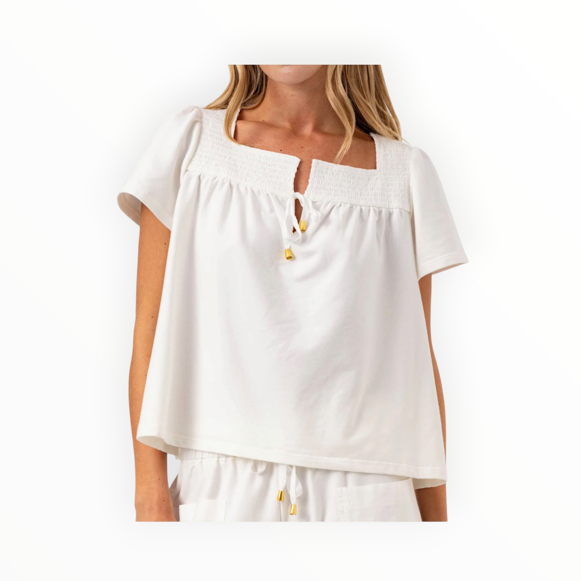 sundays Aven Top - Coconut Milk