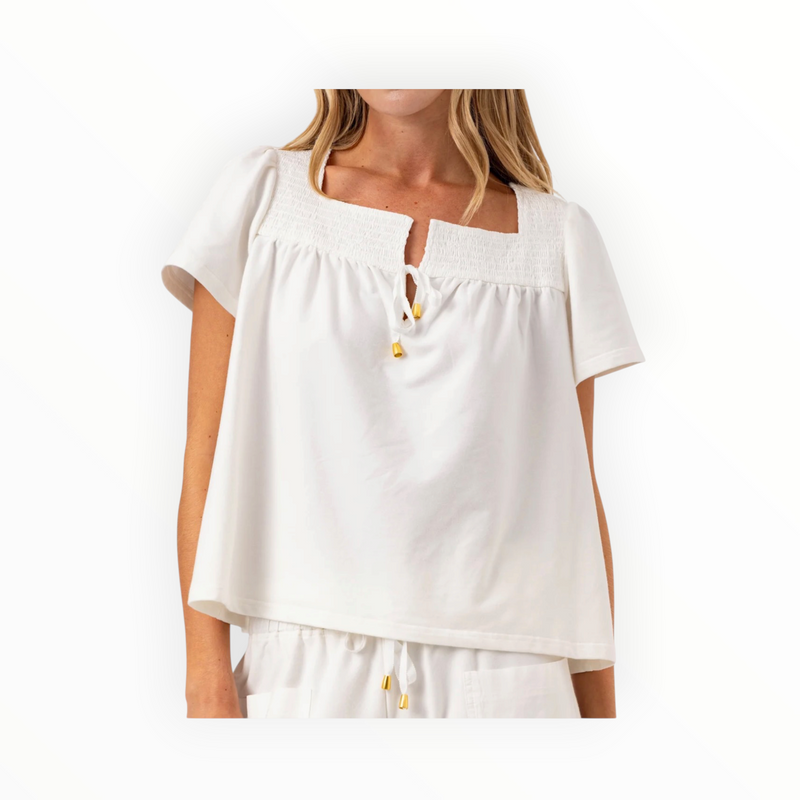 sundays Aven Top - Coconut Milk