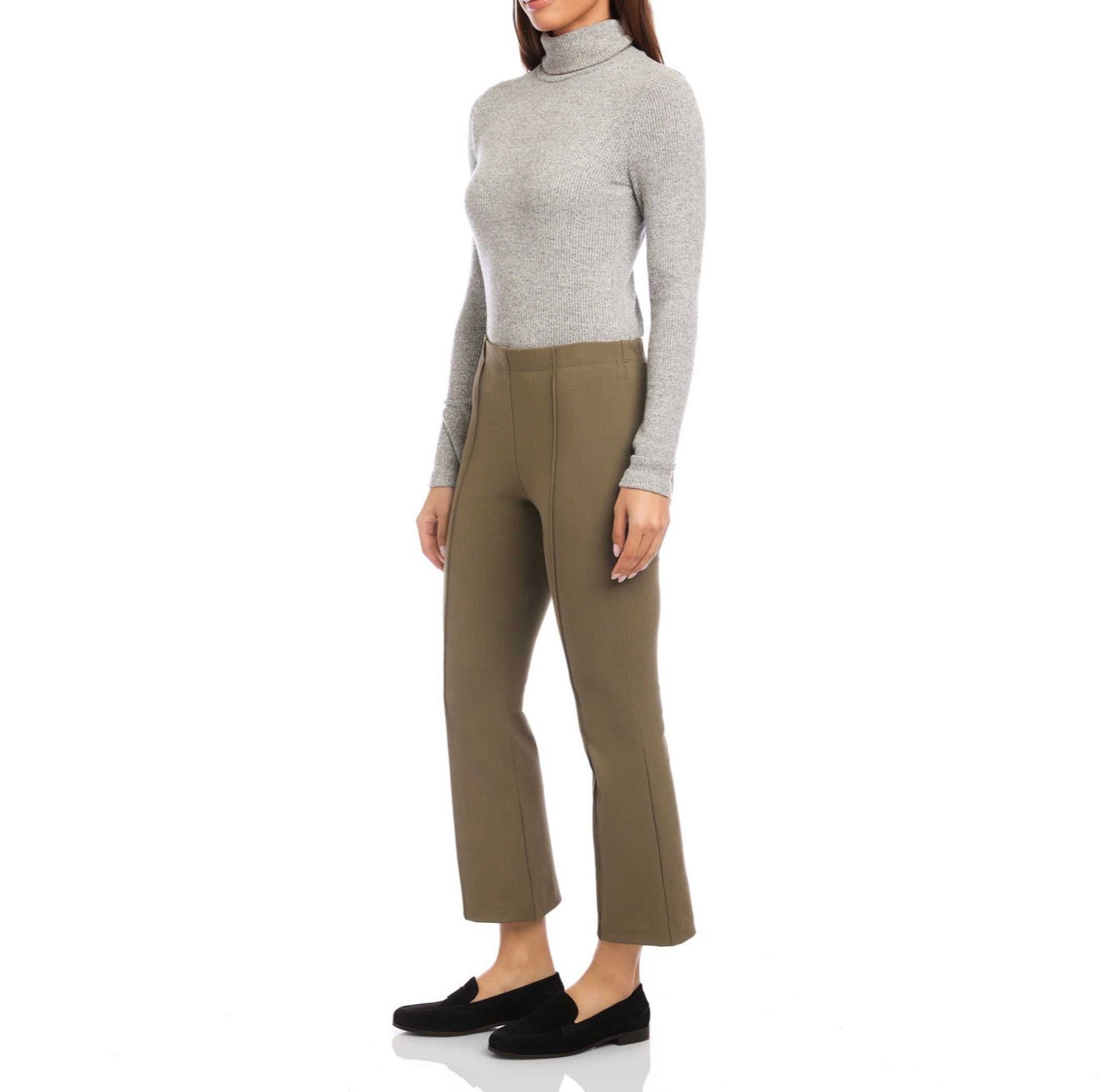 Fifteen Twenty Sigourney Pintuck Pants - Light Olive