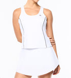 Sergio Tacchini Tessa Scoop Neck Tank - Brilliant White