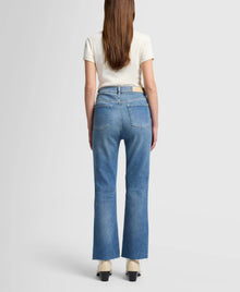 7 For All Mankind Luxe Vintage High Waist Slim Kick - Be My Baby